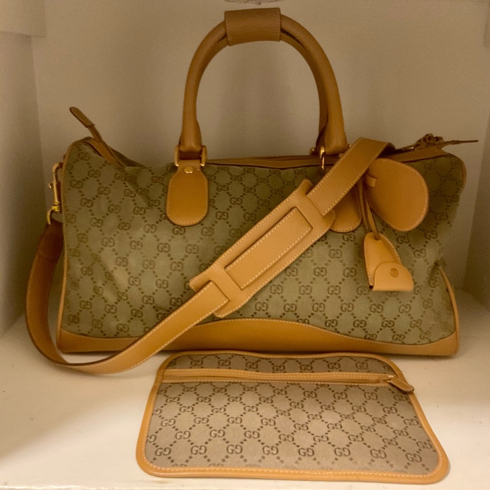 Vintage Gucci Weekender Bag